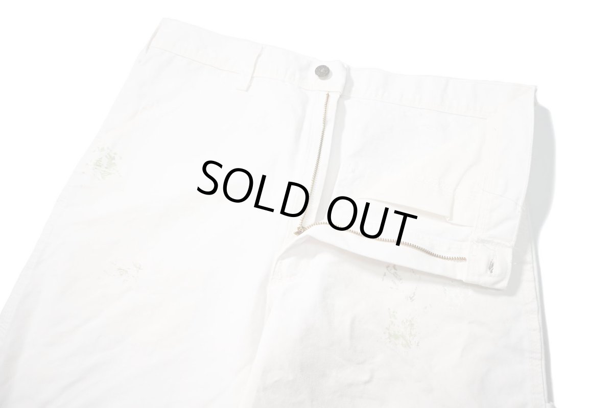 画像6: Used Stan Ray Painted Painter Pants White made in USA (6)