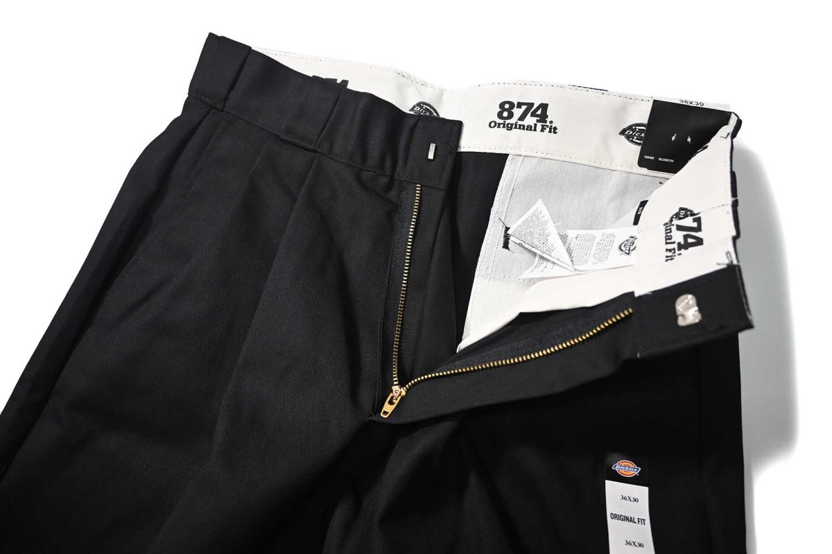 画像5: Dickies Customized 874 2-Tuck Pants Black (5)