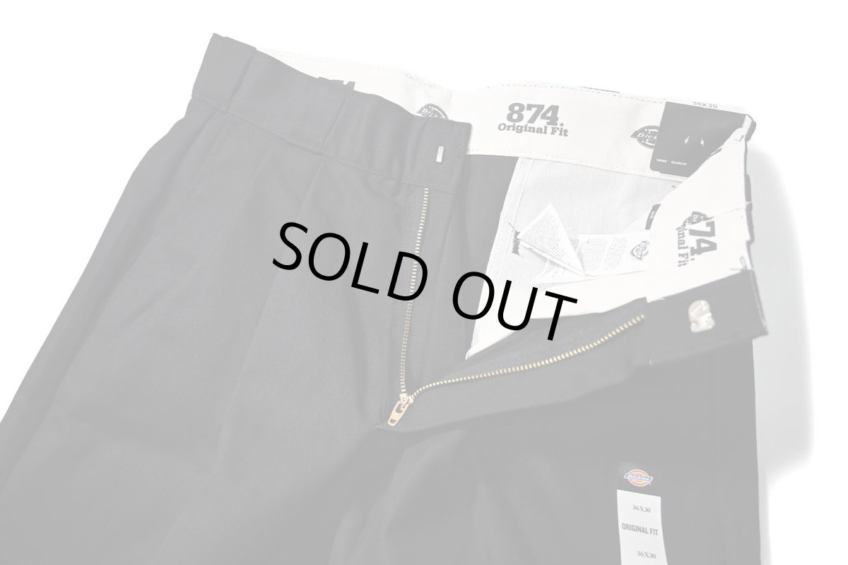 画像5: Dickies Customized 874 2-Tuck Pants Black (5)