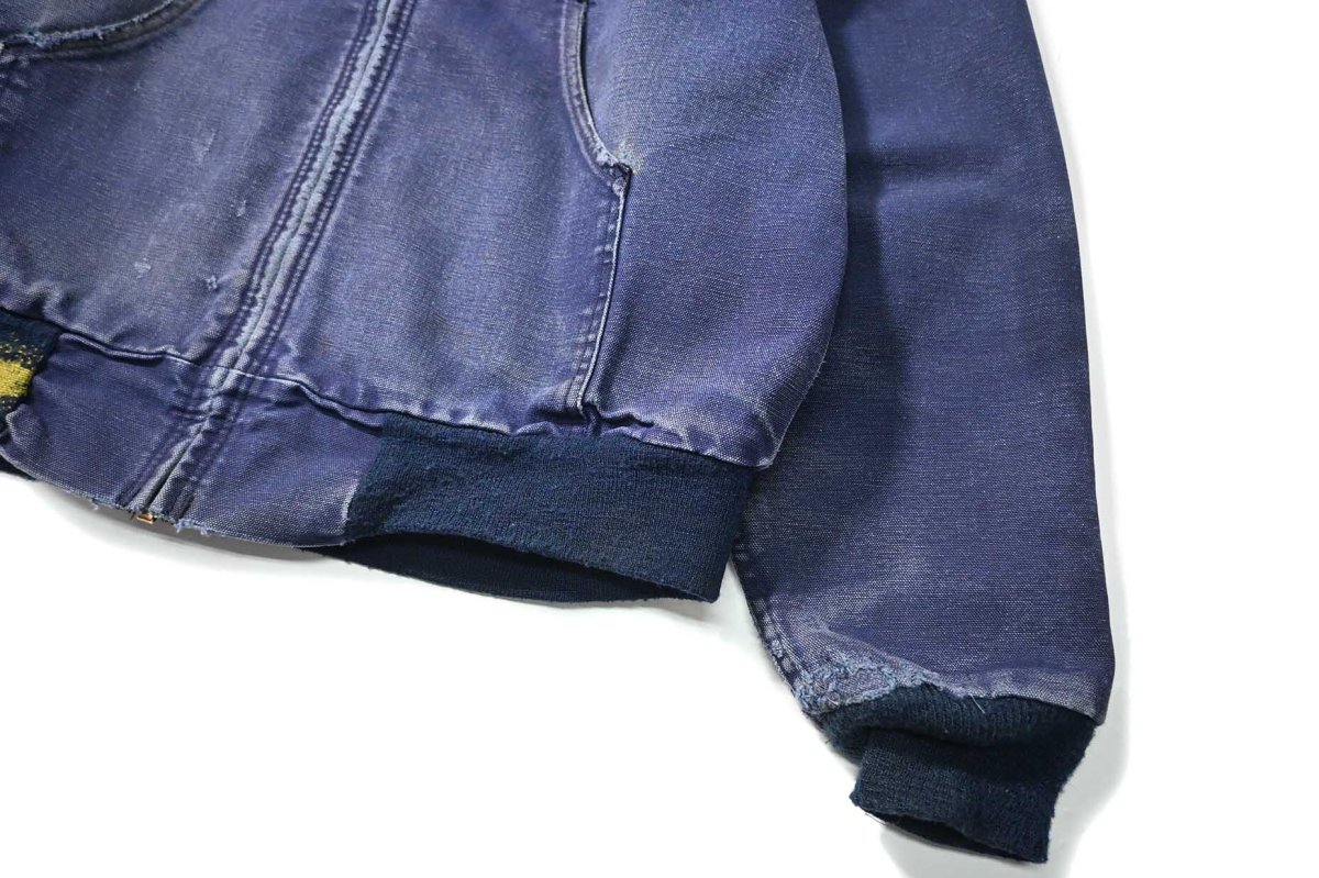 画像4: Used Carhartt Duck Thermal Lined Active Jacket Navy (4)
