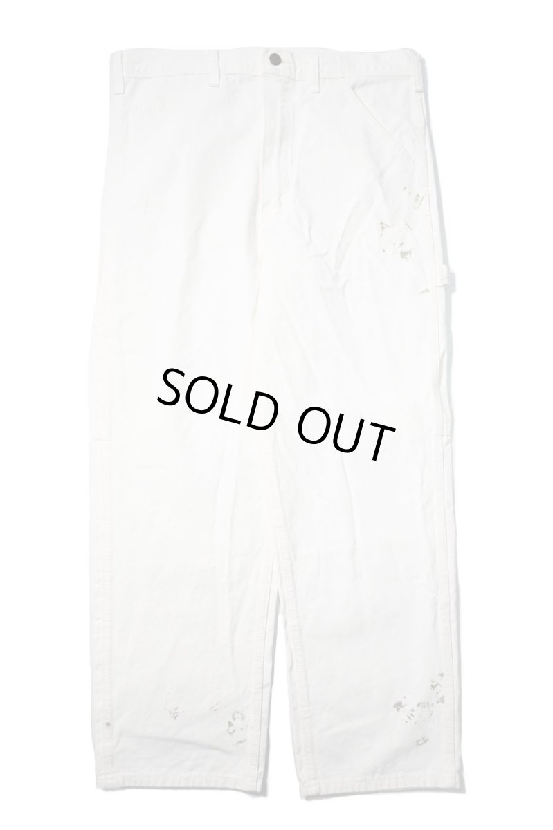 画像1: Used Stan Ray Painted Painter Pants White made in USA (1)