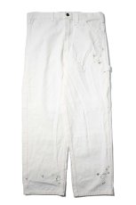 画像1: Used Stan Ray Painted Painter Pants White made in USA (1)