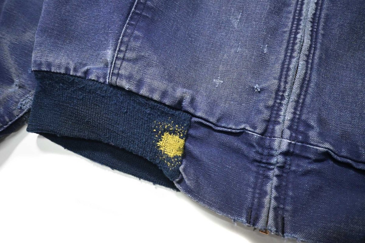画像5: Used Carhartt Duck Thermal Lined Active Jacket Navy (5)