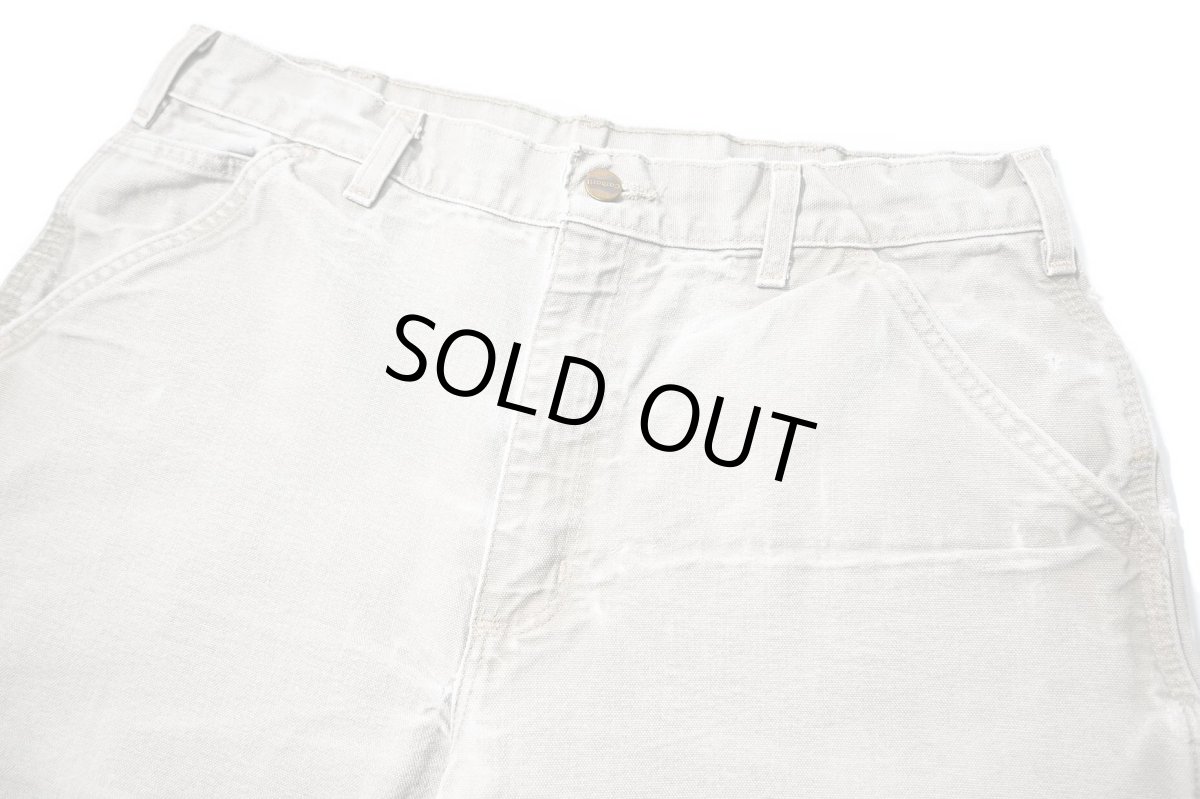 画像2: 11' Used Carhartt Duck Work Shorts Desert (2)
