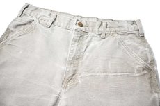 画像2: 11' Used Carhartt Duck Work Shorts Desert (2)