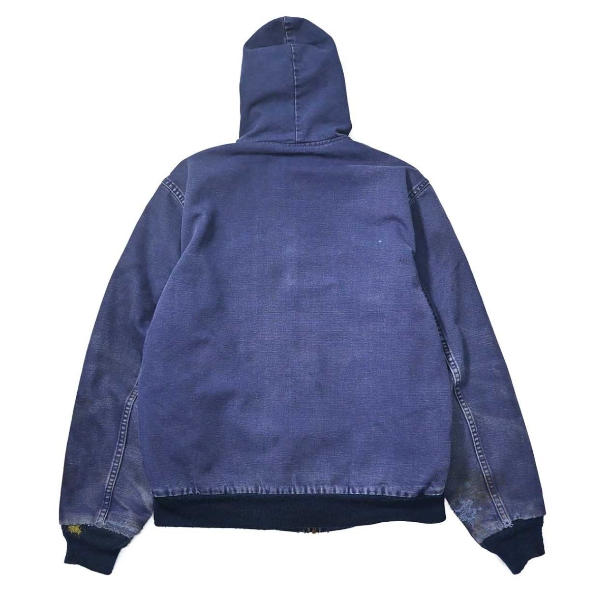 画像2: Used Carhartt Duck Thermal Lined Active Jacket Navy (2)