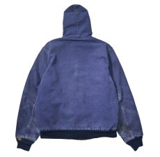 画像2: Used Carhartt Duck Thermal Lined Active Jacket Navy (2)