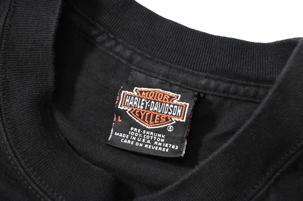 画像4: 00s Used Harley-Davidson Print Tee made in USA (4)