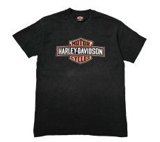 画像1: 90s Used Harley-Davidson Print Tee made in USA (1)