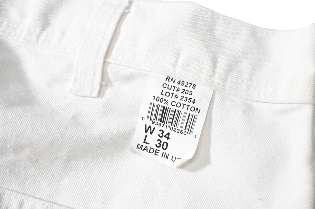 画像5: Used Stan Ray Painted Painter Pants White made in USA (5)