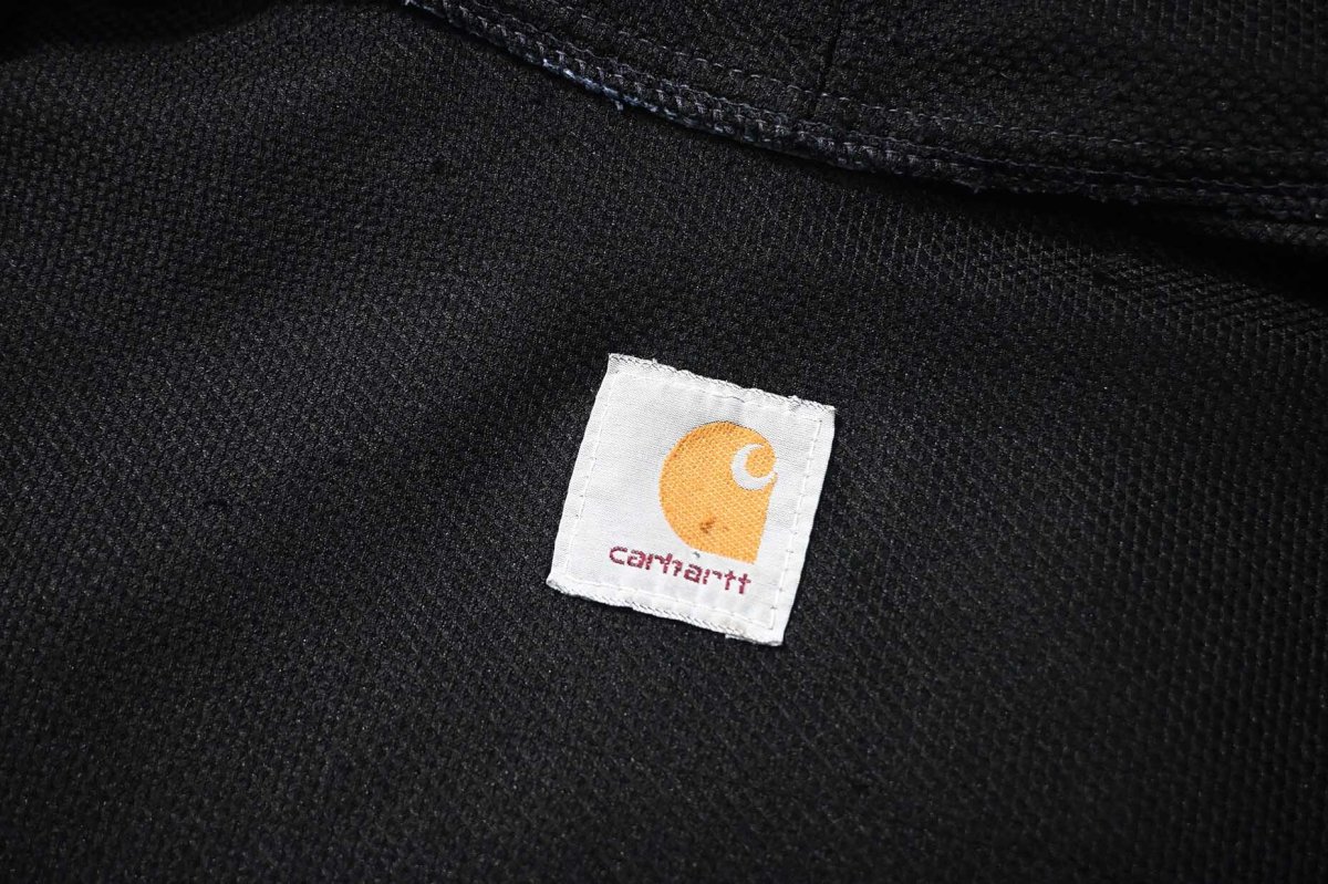 画像9: Used Carhartt Duck Thermal Lined Active Jacket Navy (9)