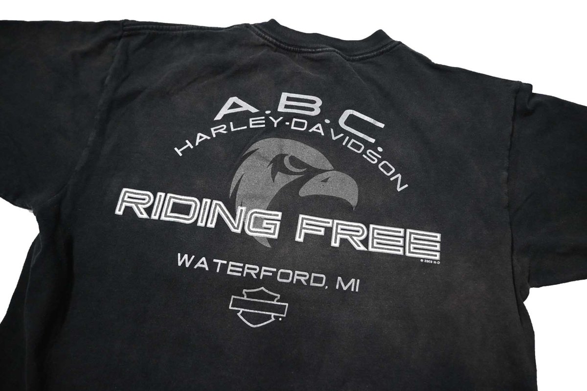 画像5: 00s Used Harley-Davidson Print Tee (5)