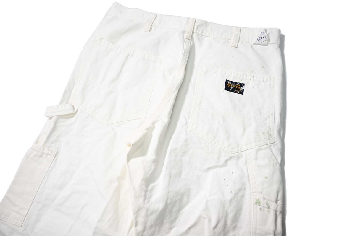 画像4: Used Stan Ray Painted Painter Pants White made in USA (4)