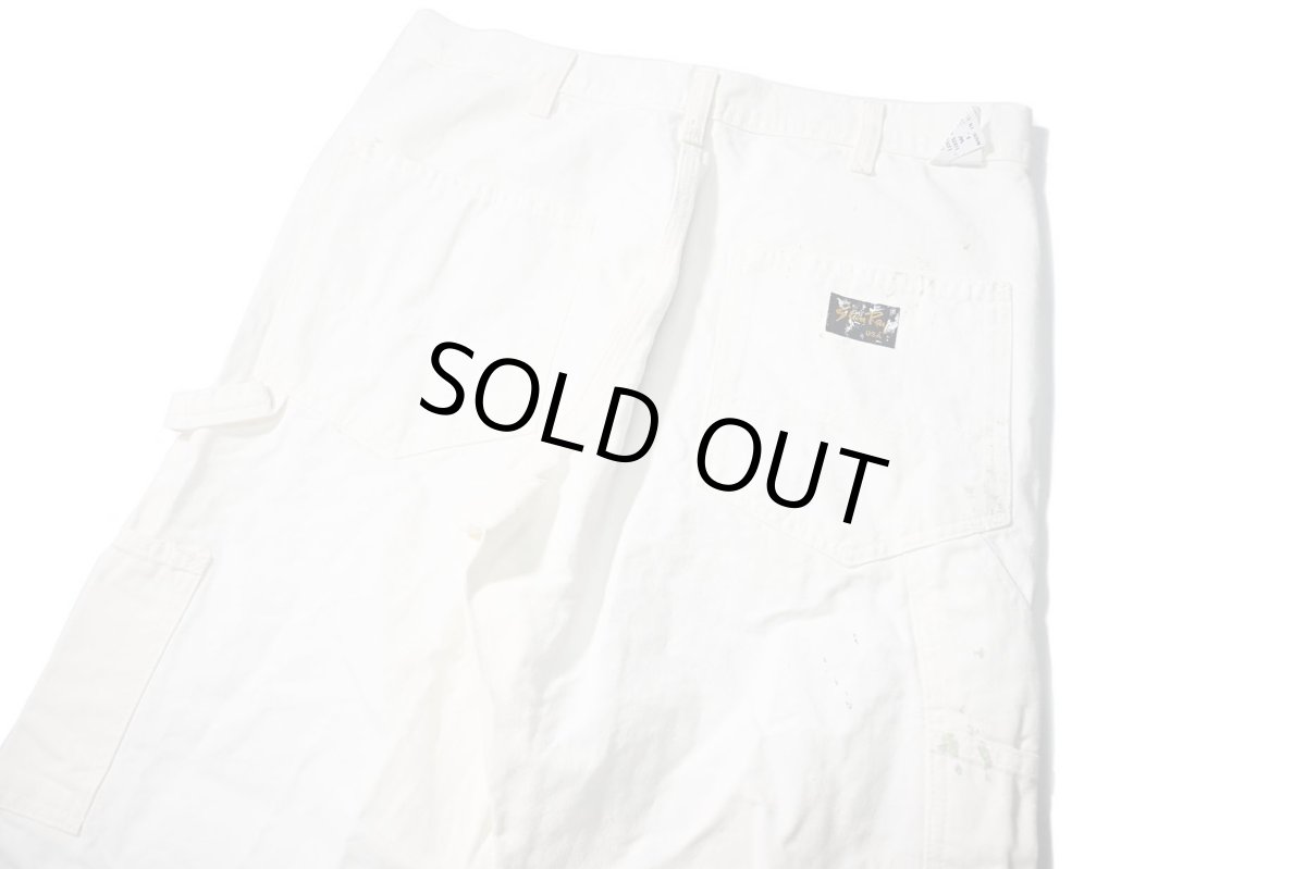 画像4: Used Stan Ray Painted Painter Pants White made in USA (4)
