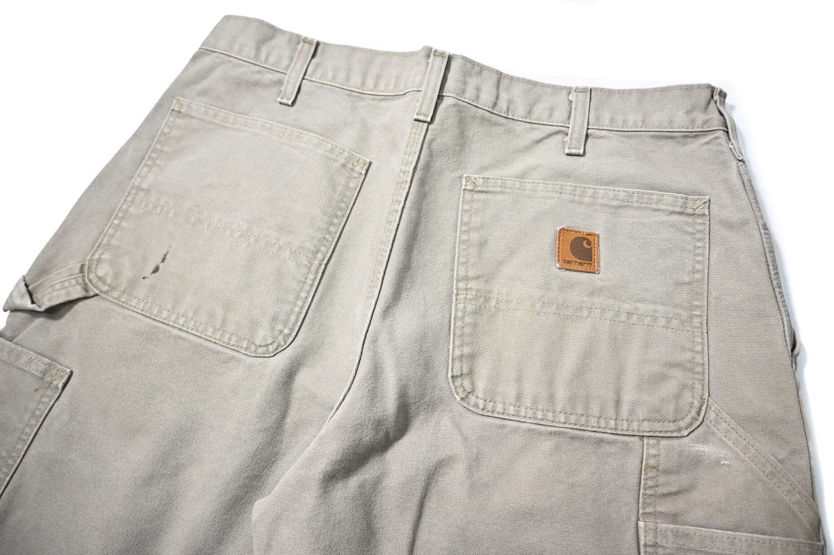 画像3: 07' Used Carhartt Duck Work Shorts Desert (3)