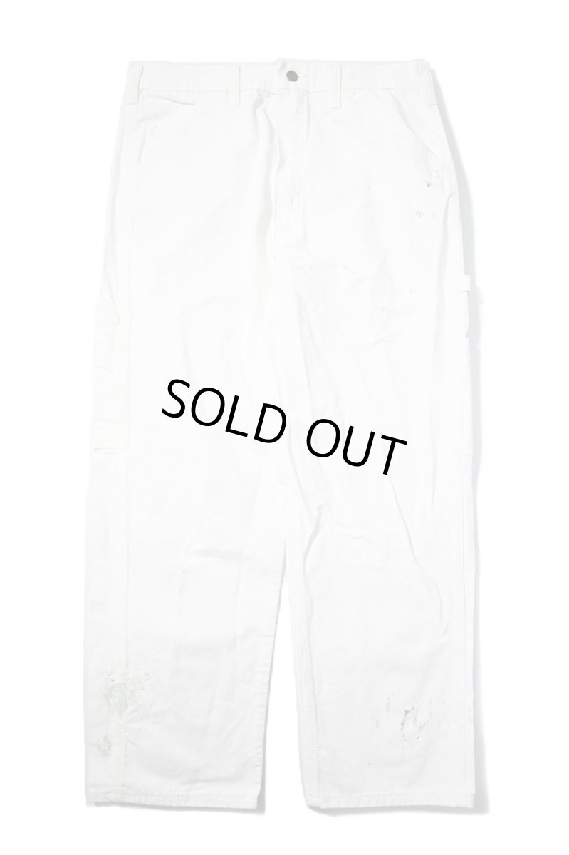 画像1: Used Stan Ray Painted Painter Pants White made in USA (1)