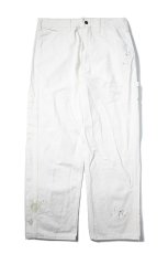 画像1: Used Stan Ray Painted Painter Pants White made in USA (1)