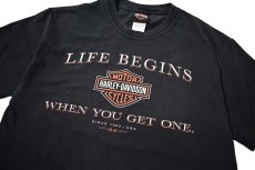 画像2: 00s Used Harley-Davidson Print Tee made in USA (2)