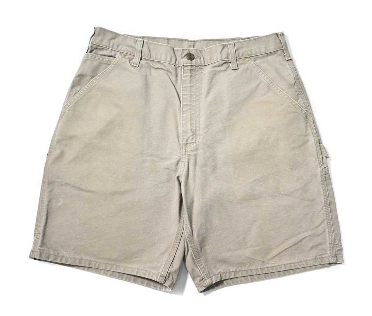 画像1: 07' Used Carhartt Duck Work Shorts Desert (1)