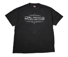 画像1: Used Harley-Davidson Print Tee (1)