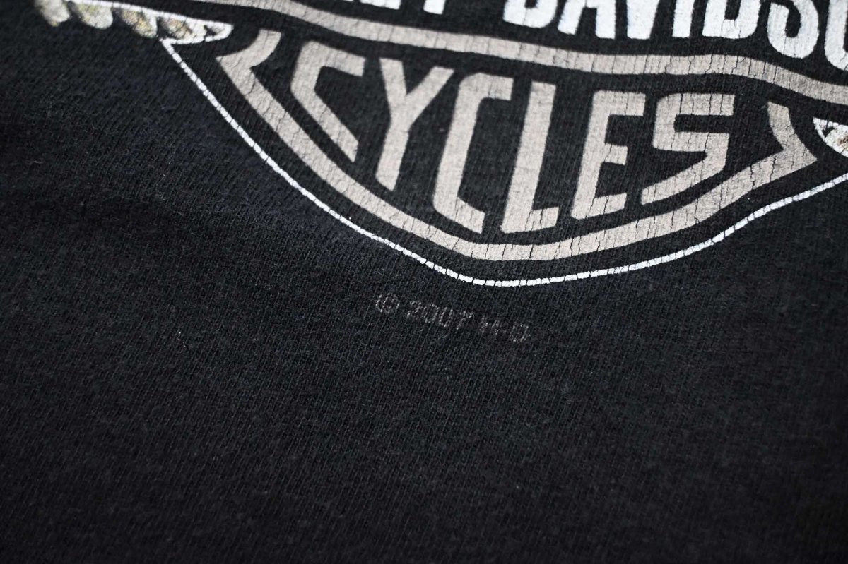 画像5: 00s Used Harley-Davidson Print Tee made in USA (5)