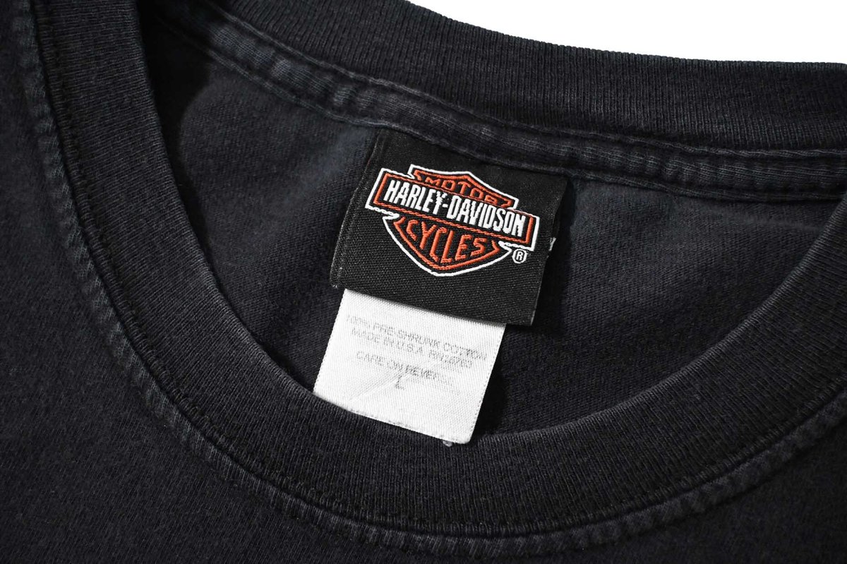 画像3: 00s Used Harley-Davidson Print Tee made in USA (3)