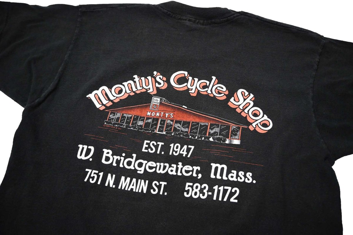 画像7: 80s Used Harley-Davidson Print Tee made in USA (7)