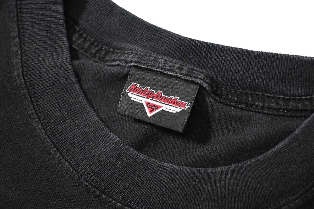 画像4: 00s Used Harley-Davidson Cafe Print Tee made in USA (4)