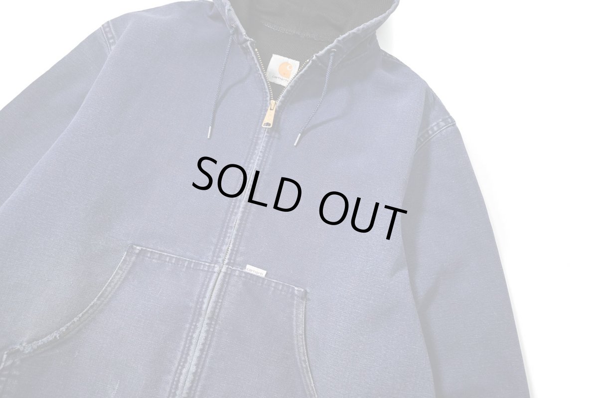 画像3: Used Carhartt Duck Thermal Lined Active Jacket Navy (3)