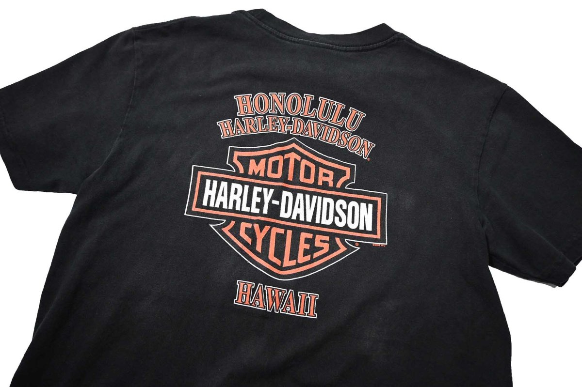 画像5: Used Harley-Davidson Print Tee (5)