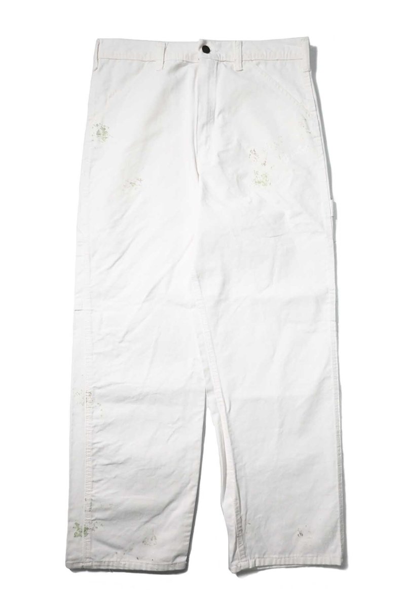 画像1: Used Stan Ray Painted Painter Pants White made in USA (1)