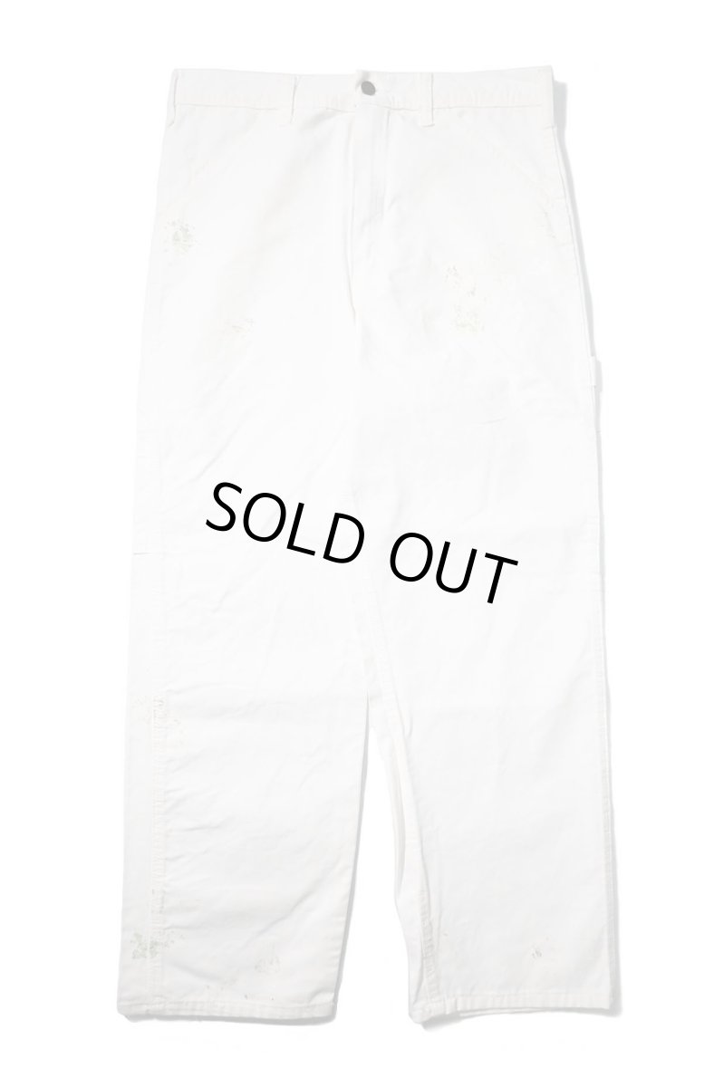 画像1: Used Stan Ray Painted Painter Pants White made in USA (1)