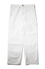 画像1: Used Stan Ray Painted Painter Pants White made in USA (1)
