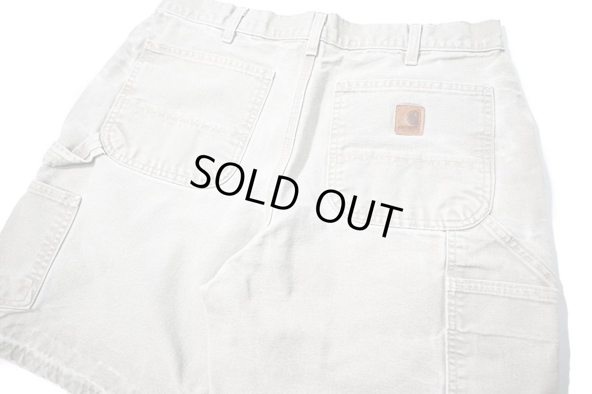 画像3: 11' Used Carhartt Duck Work Shorts Desert (3)