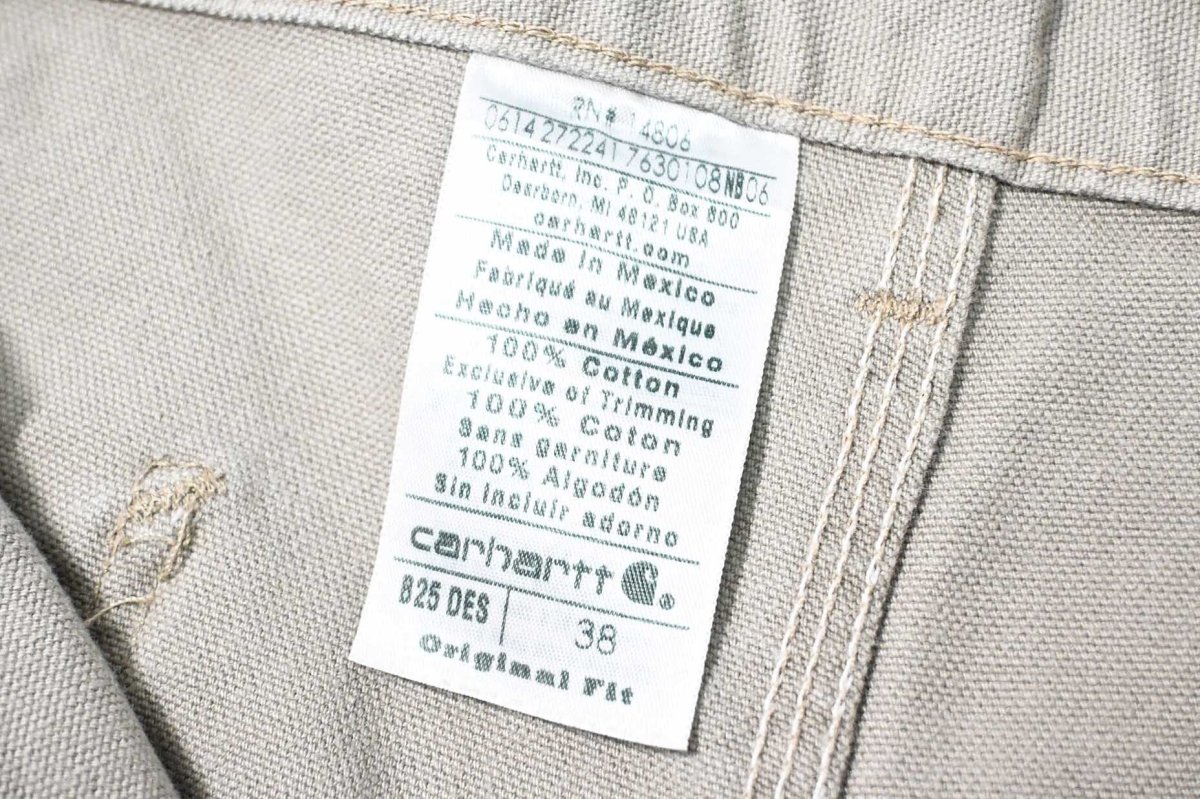画像5: 14' Used Carhartt Duck Work Shorts Desert (5)