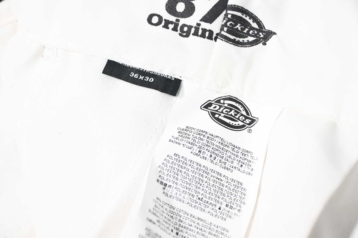 画像6: Dickies Customized 874 2-Tuck Pants White (6)