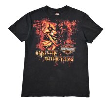 画像1: Used Harley-Davidson Print Tee (1)