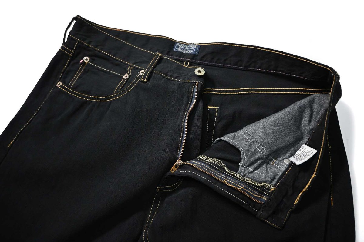 画像5: Used Polo Jeans Co. Ralph Lauren Denim Pants Black Over Dye ラルフローレン (5)