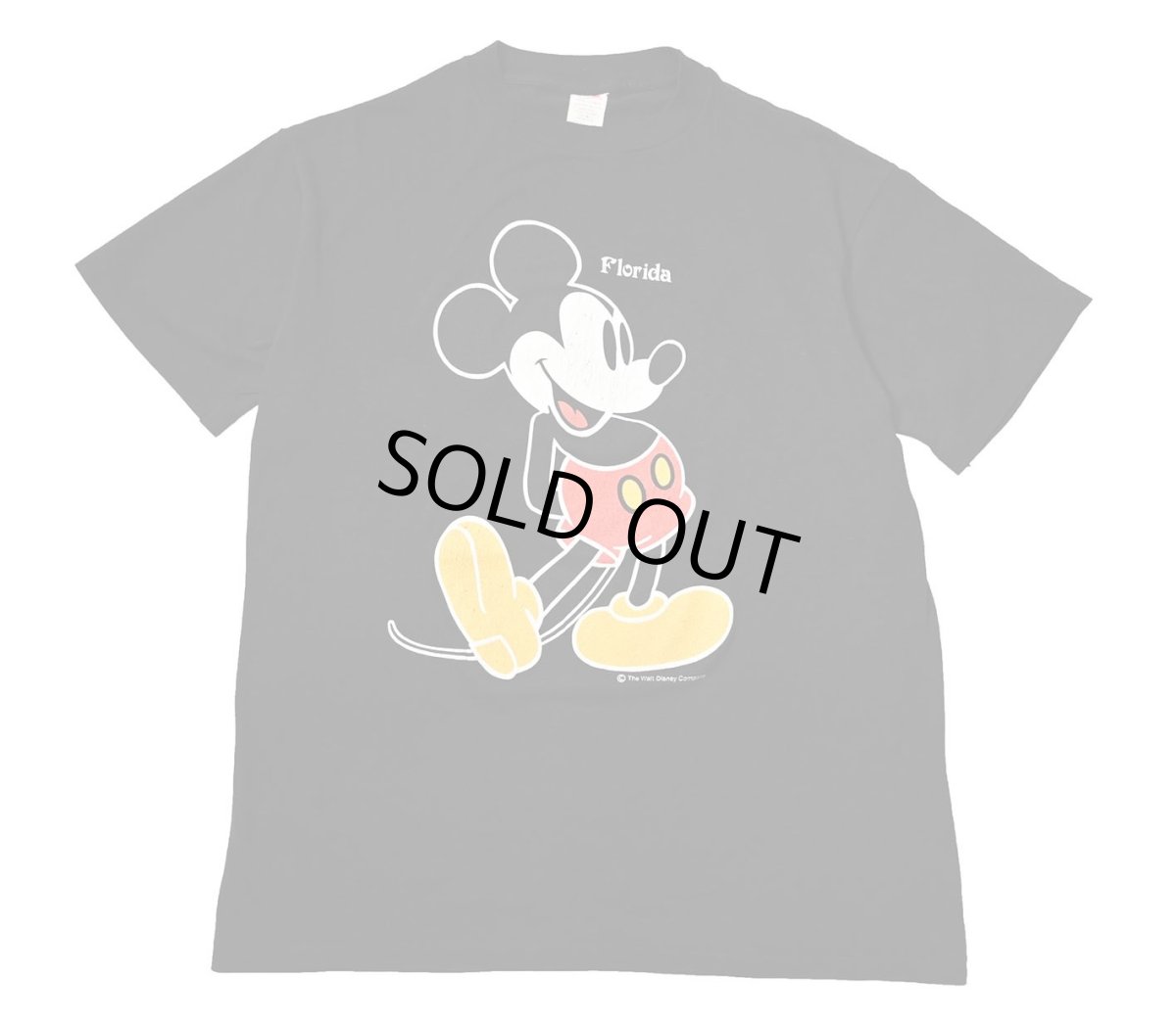 画像1: 80s Used Disney Print Tee made in USA (1)