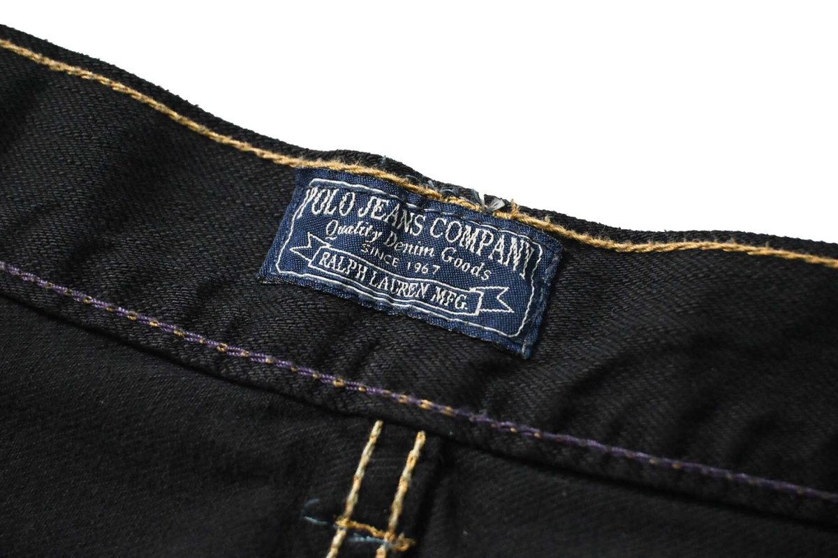 画像6: Used Polo Jeans Co. Ralph Lauren Denim Pants Black Over Dye ラルフローレン (6)