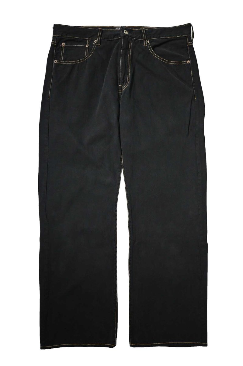 画像1: Used Polo Jeans Co. Ralph Lauren Denim Pants Black Over Dye ラルフローレン (1)