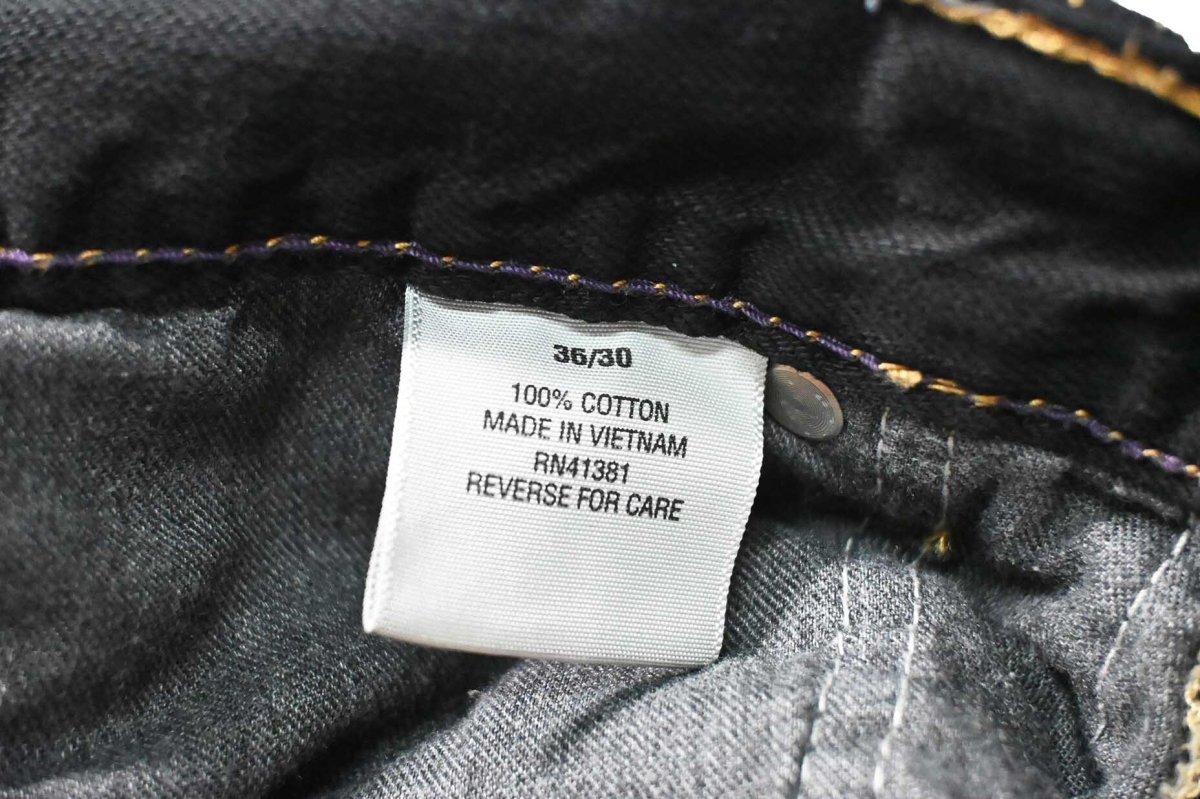 画像7: Used Polo Jeans Co. Ralph Lauren Denim Pants Black Over Dye ラルフローレン (7)