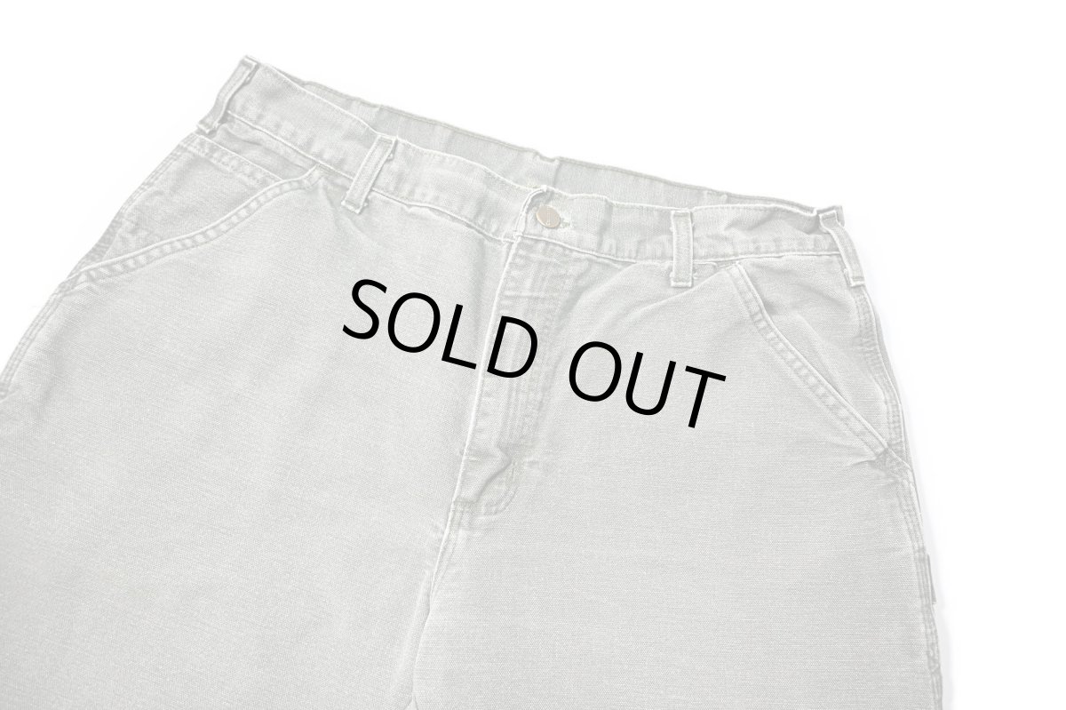 画像2: Used Carhartt Customized Duck Jorts Moss (2)