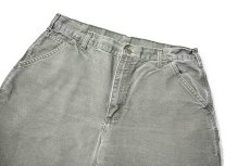 画像2: Used Carhartt Customized Duck Jorts Moss (2)