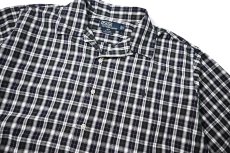 画像2: 90-00s Used Polo Ralph Lauren Plaid Open Collar Shirt "Adams" (2)