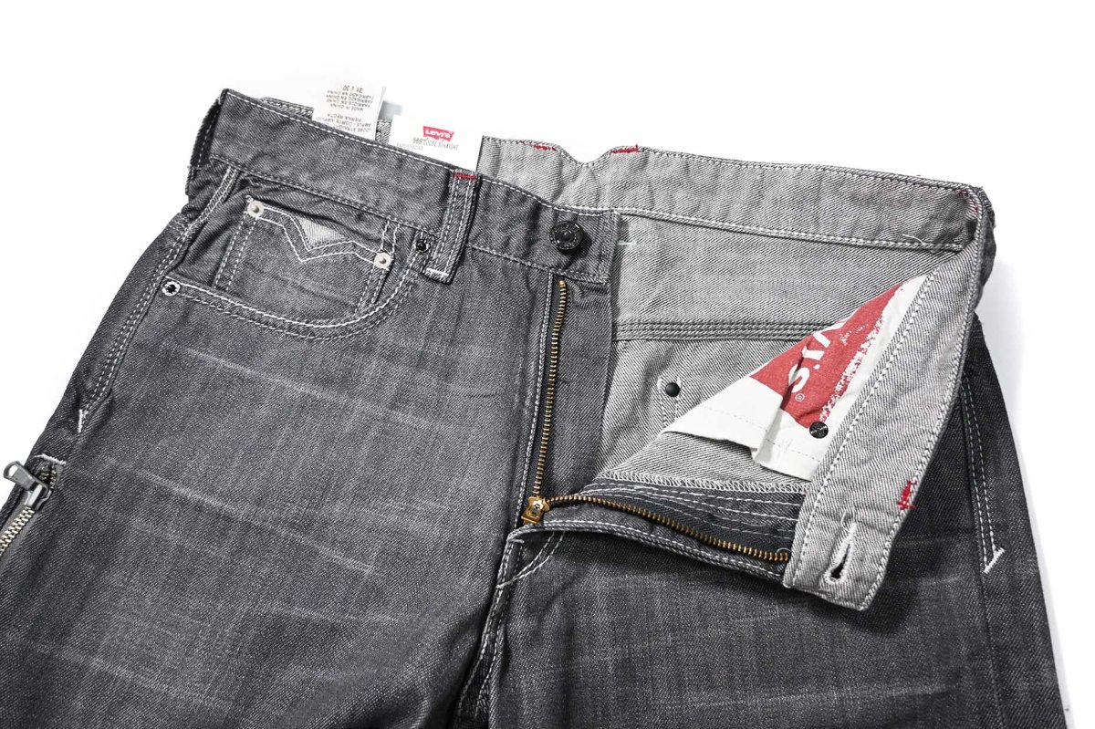 画像7: 00s Deadstock Levi's 569 Denim Pants Loose Straight #47569-0002リーバイス (7)