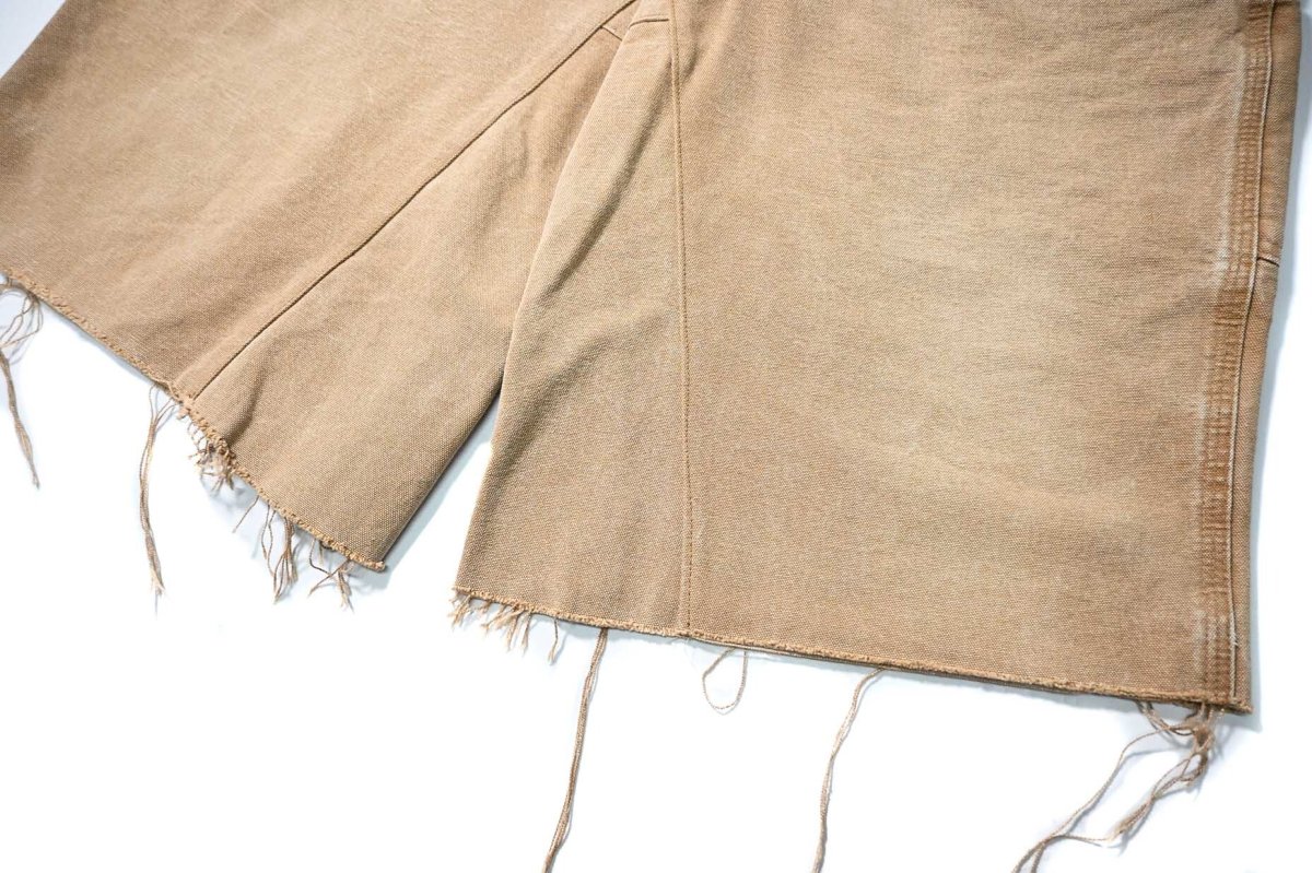 画像3: Used Carhartt Customized Duck Jorts Brown (3)