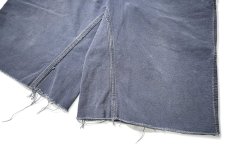 画像3: Used Carhartt Customized Duck Jorts Petrol Blue (3)