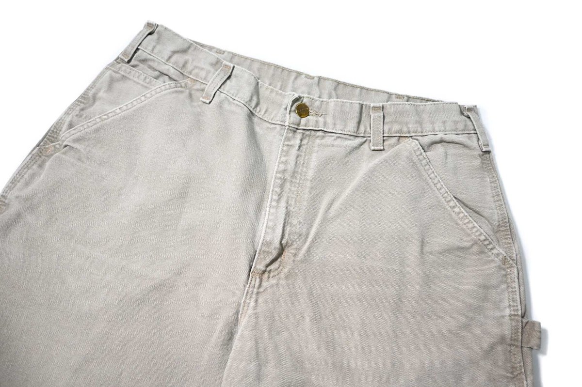 画像2: Used Carhartt Customized Duck Jorts Desert (2)