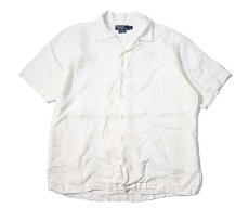 画像1: 90-00s Used Polo Ralph Lauren Linen Guayabera Shirt "Caldwell" (1)